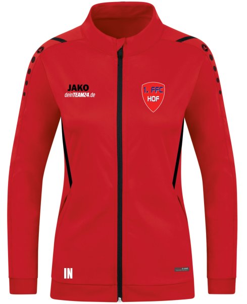 1. FFC Hof Trainingsjacke Rot Damen