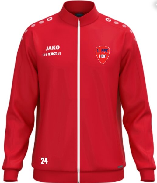 1. FFC Hof - Trainingsjacke Kinder rot