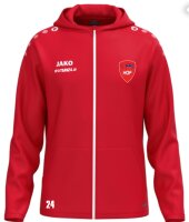 1. FFC Hof - Kapuzenjacke Unisex rot