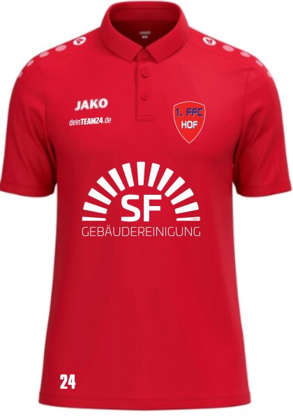 1. FFC Hof - Polohemd Unisex rot