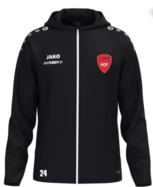 1. FFC Hof - Kapuzenjacke Unisex schwarz
