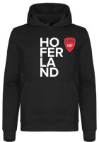 1. FFC Hof - "Hofer Land" Hoodie Kinder schwarz